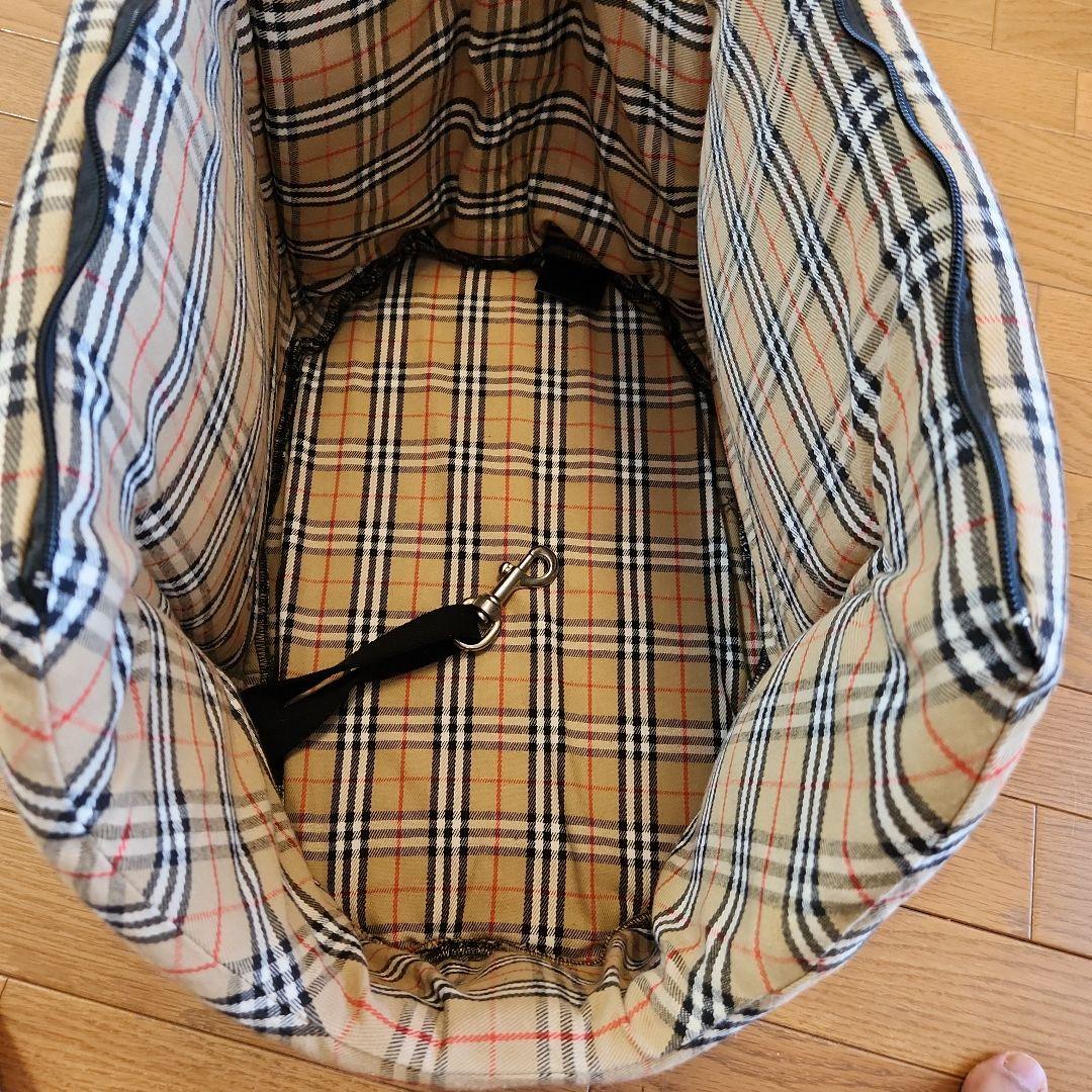 こ*た様 希少✨美品✨ バーバリー ペットキャリーバッグ クッション性 ノバチェ