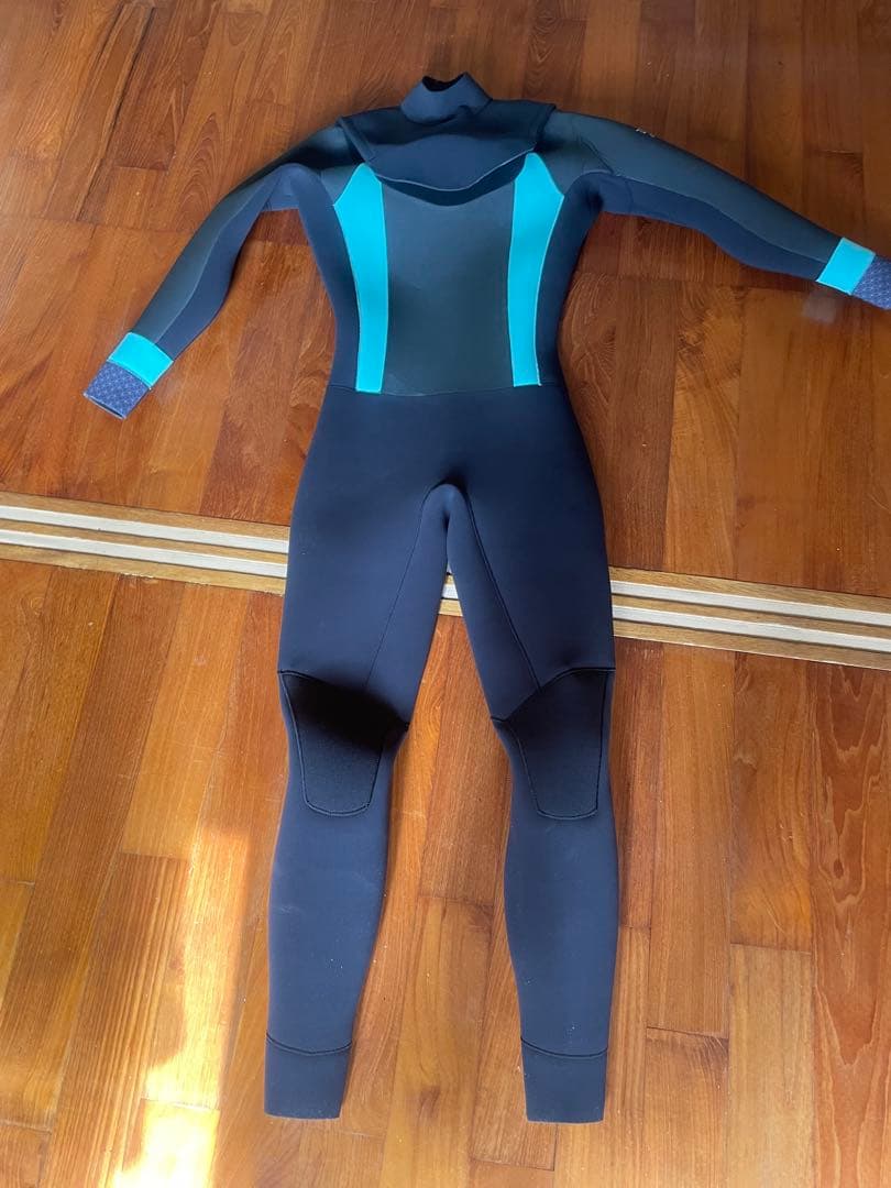 フルスーツ ウェットスーツ 黒・緑　3mm スキン