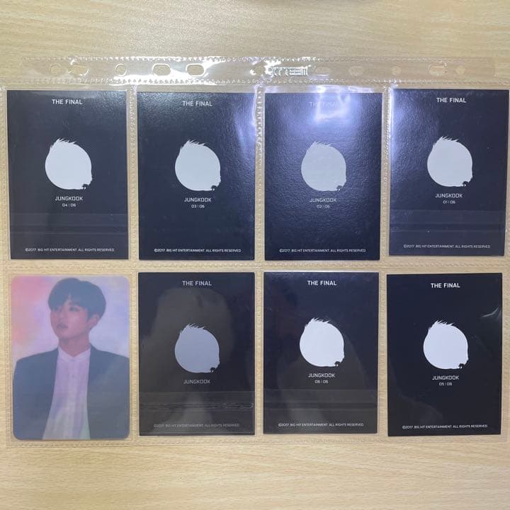 bts WINGS Final ホログラムトレカ　ミニフォト　JUNGKOOK
