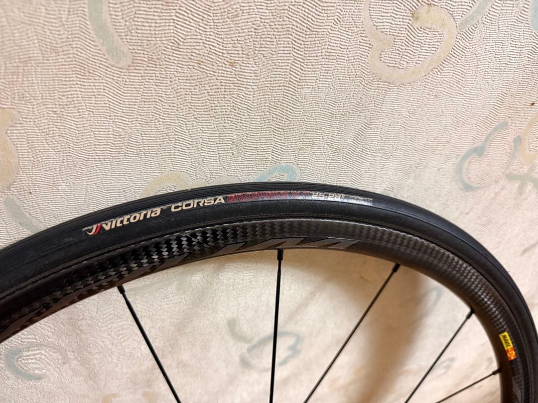 Mavic キシリウムプロカーボンSL チューブラー フロントのみ