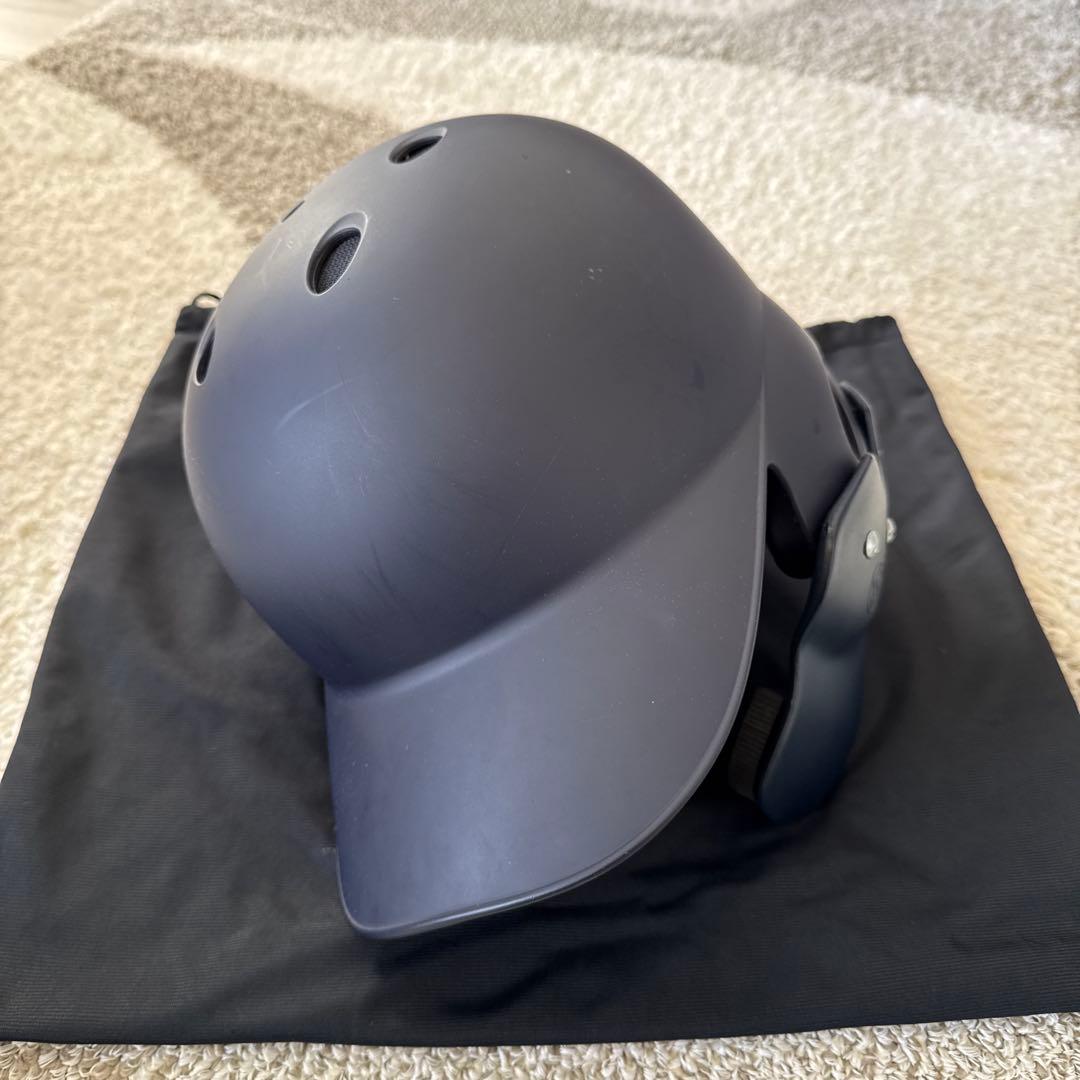 【軟式/右打者用】艶消し片耳ヘルメットC-FLAP付き