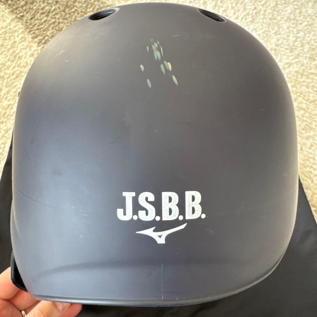 【軟式/右打者用】艶消し片耳ヘルメットC-FLAP付き