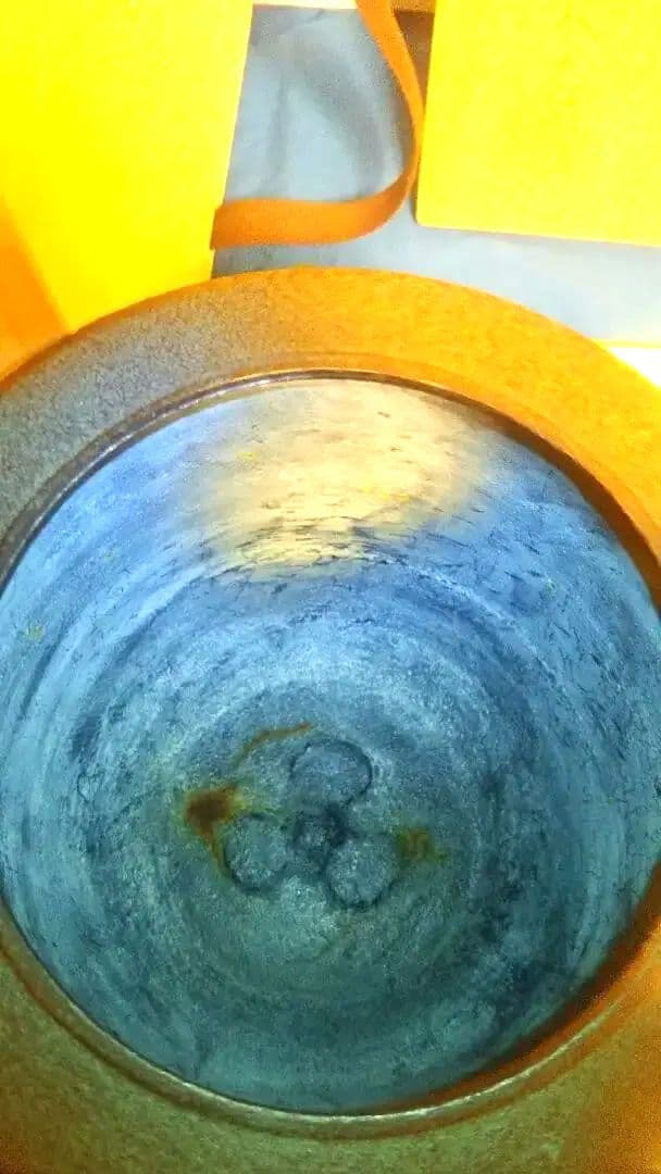 茶釜、風炉用、鵬雲斎好、筒形桐地紋、菊地政光作