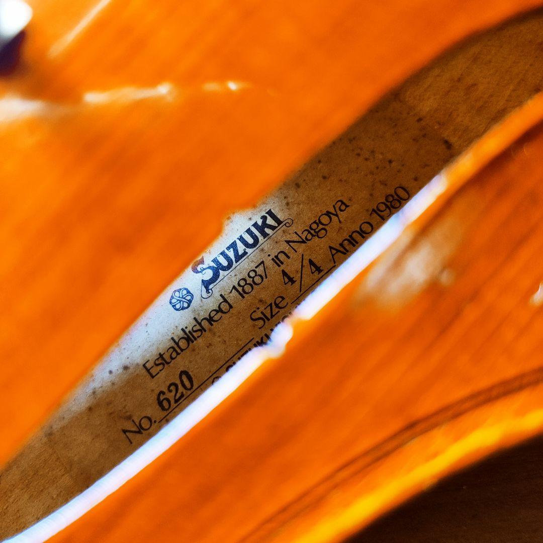 【麗音美杢】スズキ No.620 4/4 バイオリン 1980