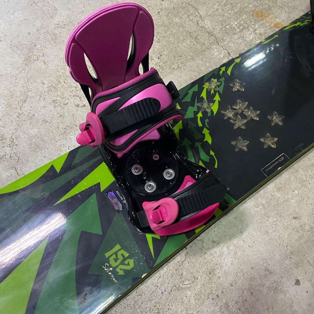 SALOMON サロモン　SEQUENCE 152スノーボード 2点セット