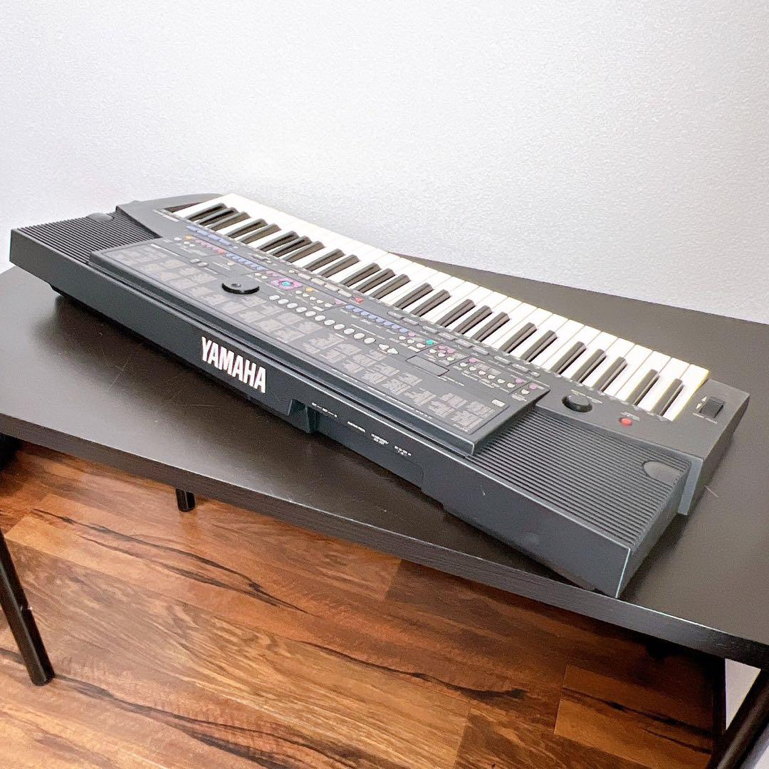 YAMAHA 電子キーボード PSR-510 譜面台ペダル2種アダプター付完動品