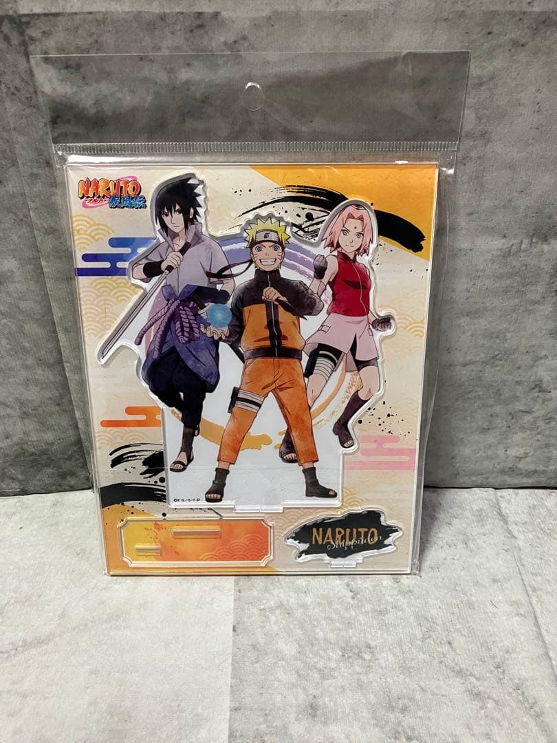 ナルト 疾風伝 アクリルスタンド L 第7班 ナルト サスケ サクラ 青年期