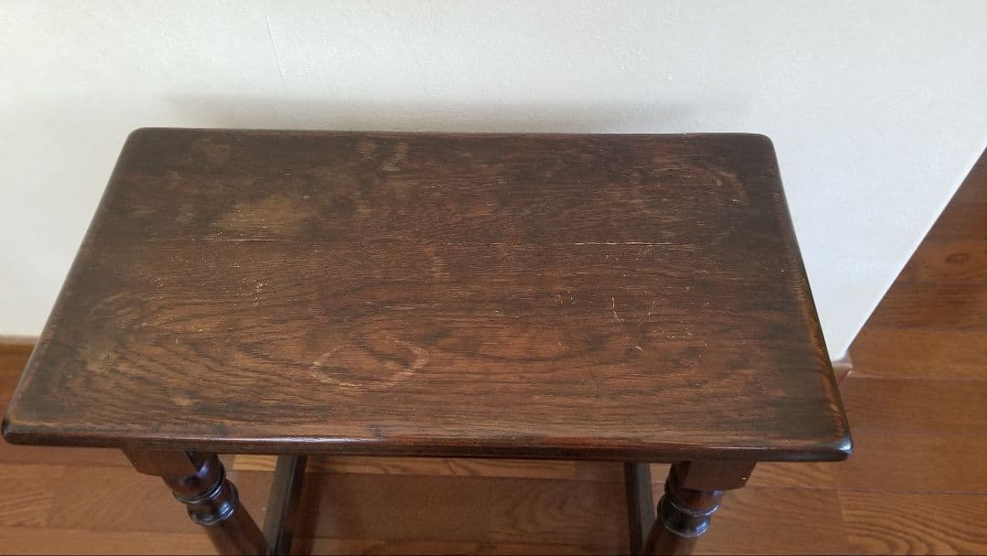 ヴィンテージ 英国べヴァン ファンネル社 Reprodux 木製 サイドテーブル