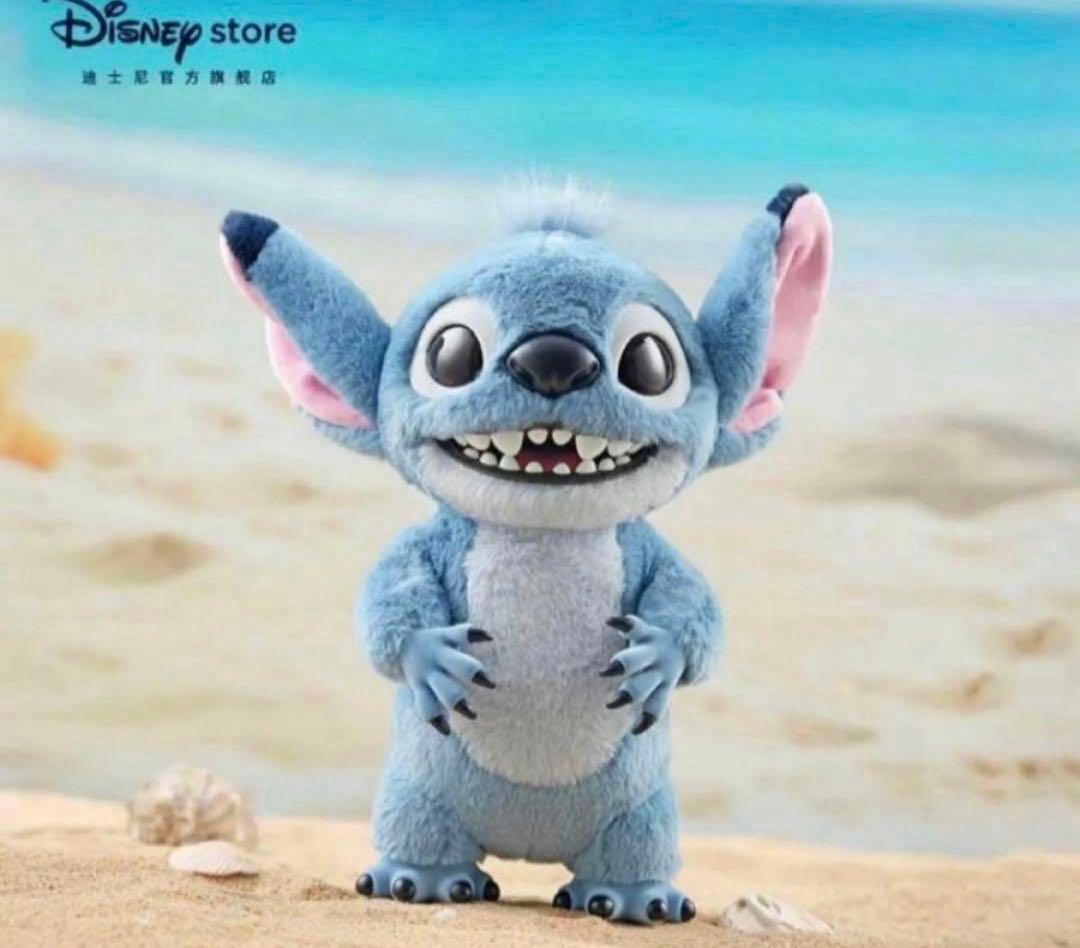 ラスト1点★ 海外限定 　スティッチ　リアルぬいぐるみ　28cm　公式正規品★