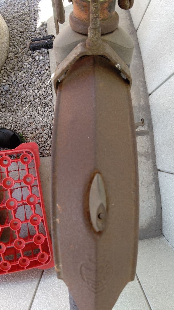 サイクルマーク 古い自転車 ドライブトレイン