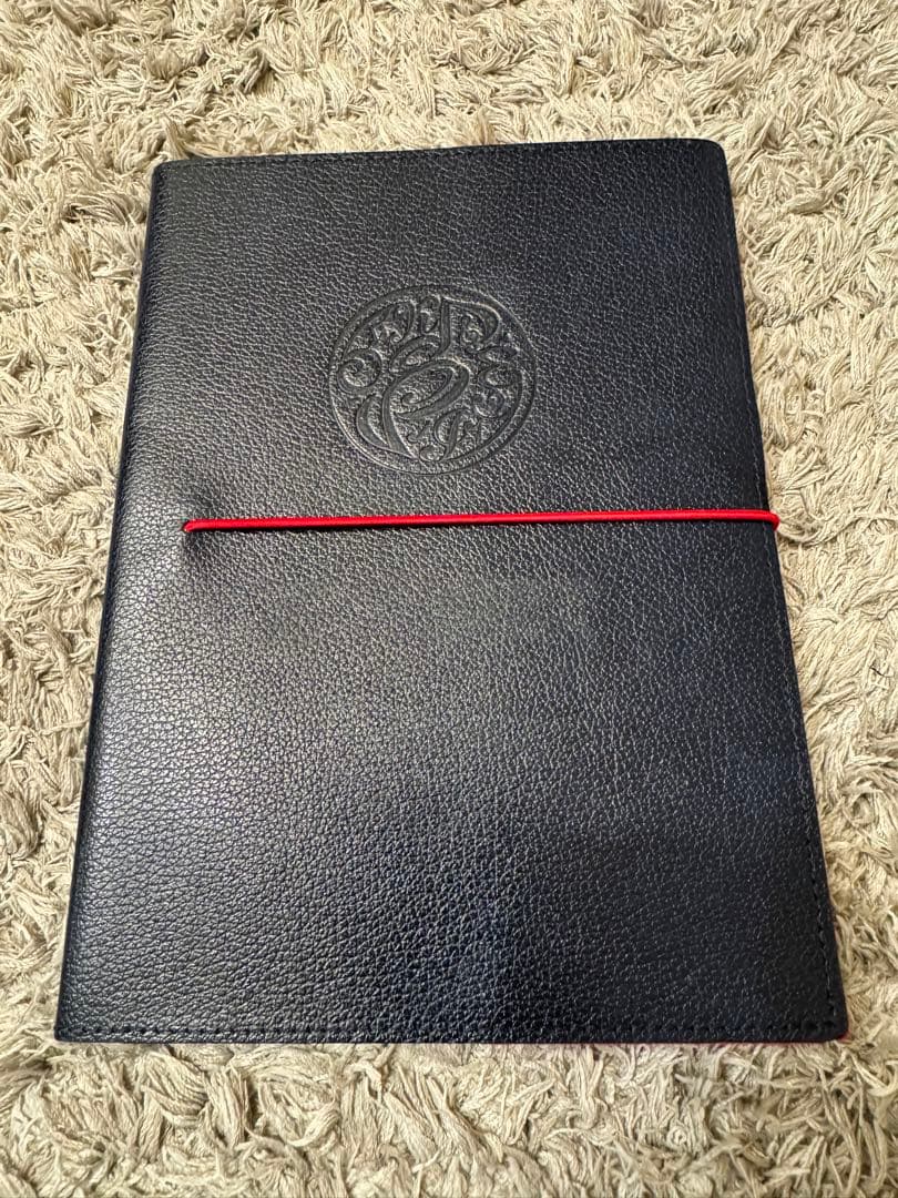 慶応　連合三田会　レザーカバーノート