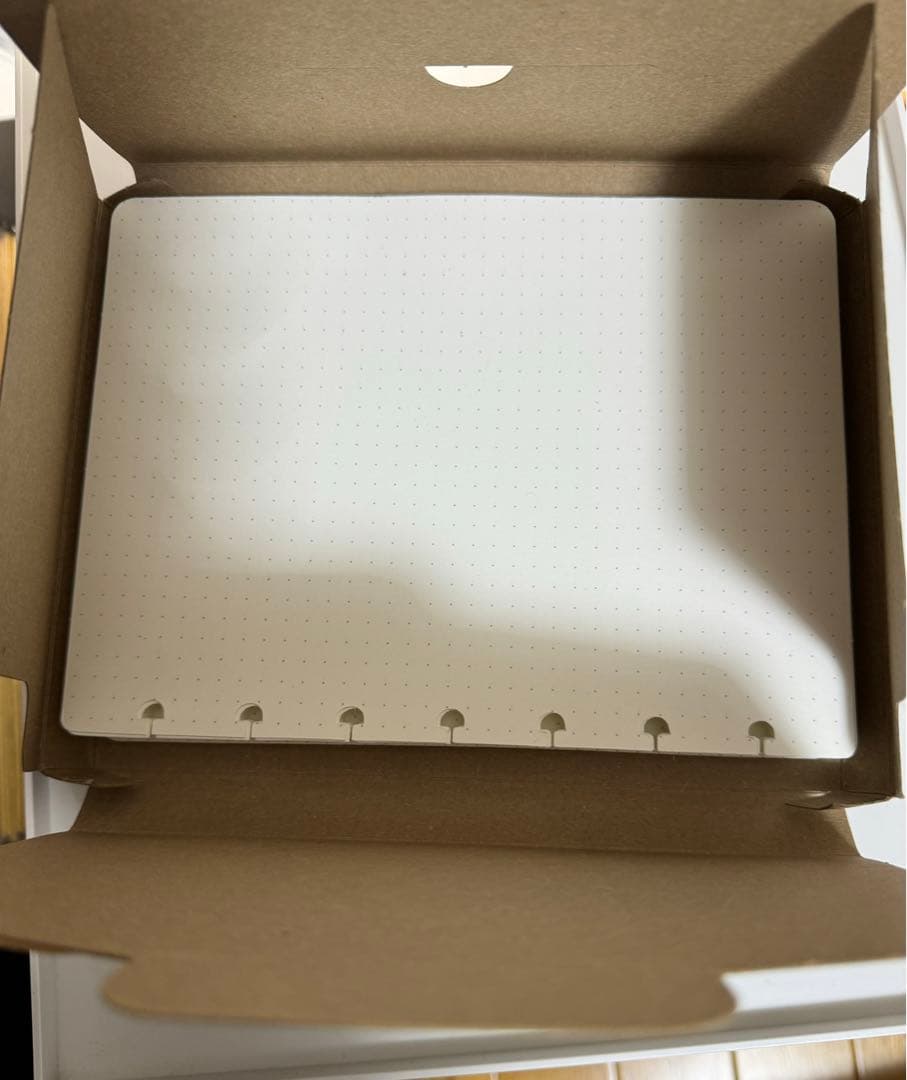 【GROVEMADE】レザーノートブック　ミディアムサイズ　本革　ブラック