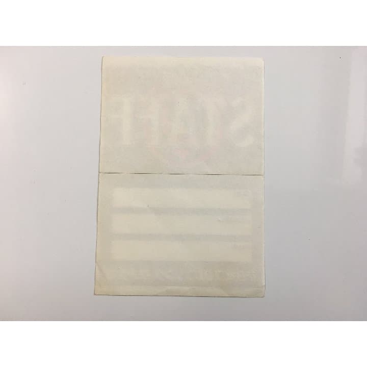 新日本プロレス　スタッフシール（非売品）