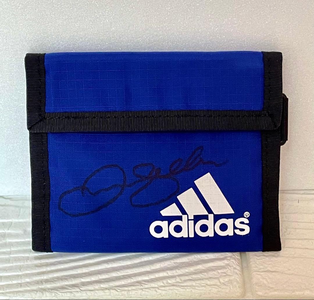 ◎ベッカム 直筆サイン 日本代表 アディダス 財布 2002年W杯来日時