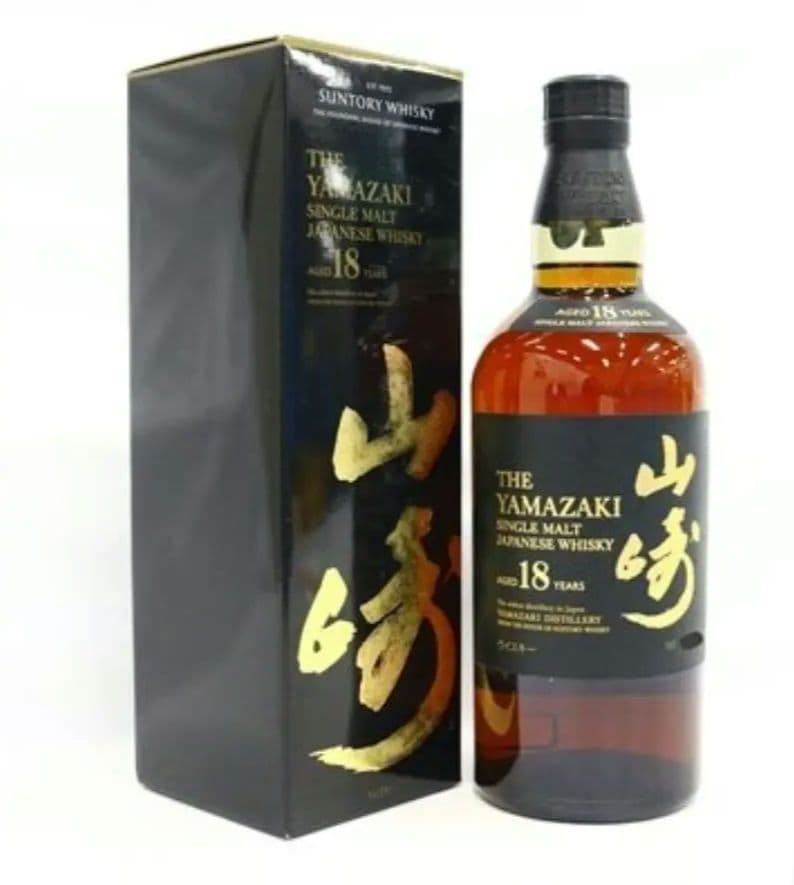 (59)SUNTORY山崎18年シングルモルトウイスキー700ml 43% 箱付