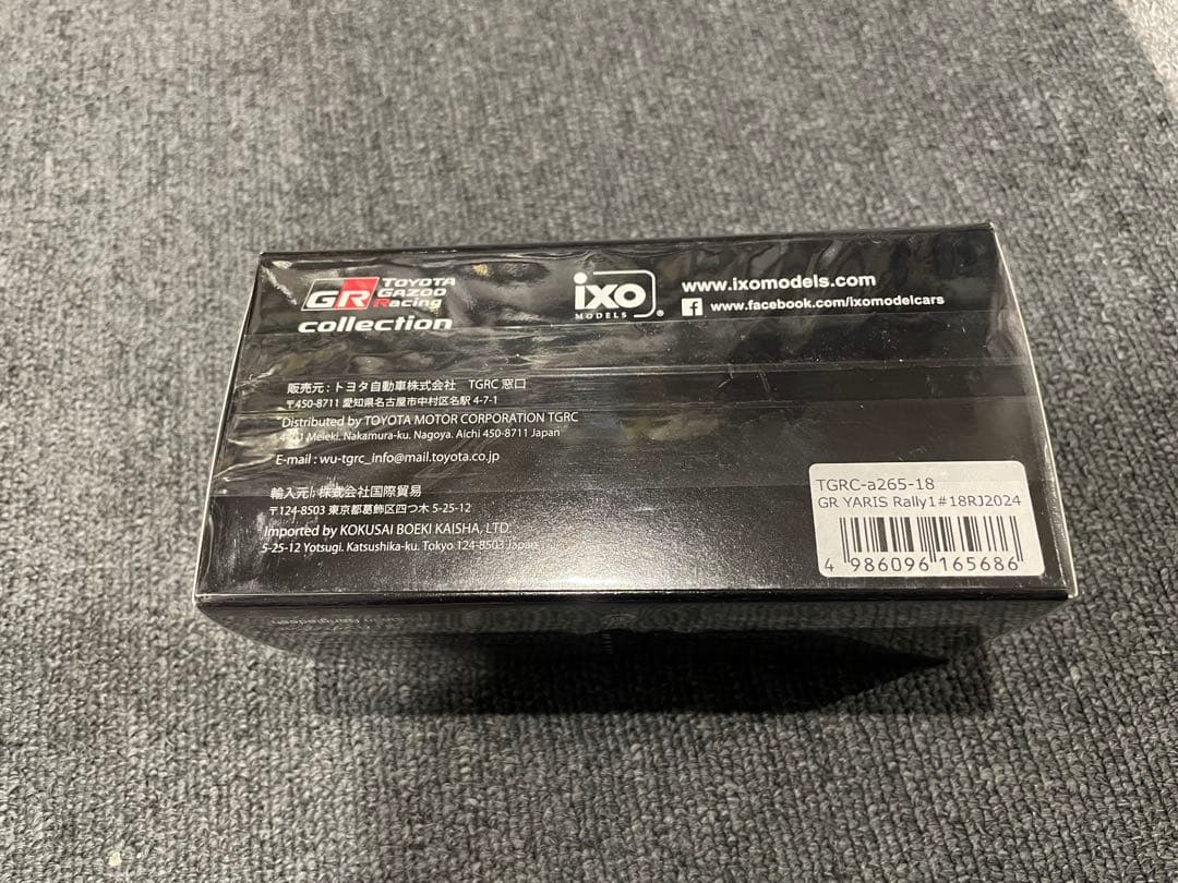 1/43サイズ GR YARIS Rally1 #18RJ 2024 TGR