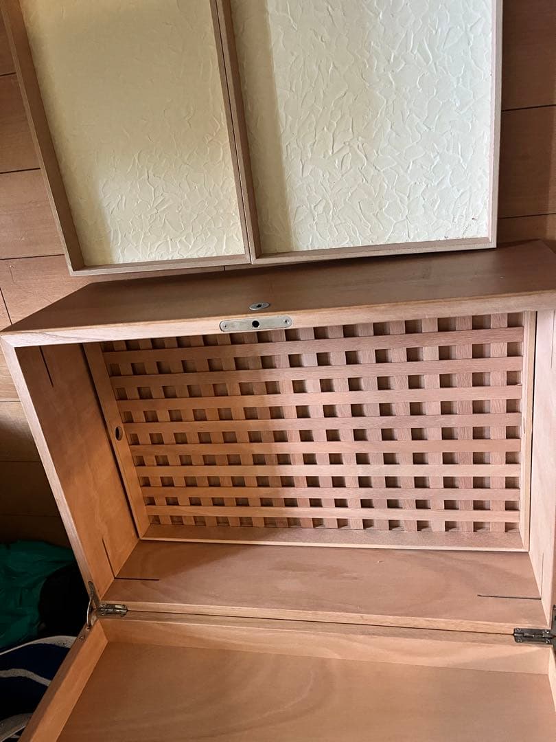 THISISME コレクションボックス　キャスター付き　木製　重厚感