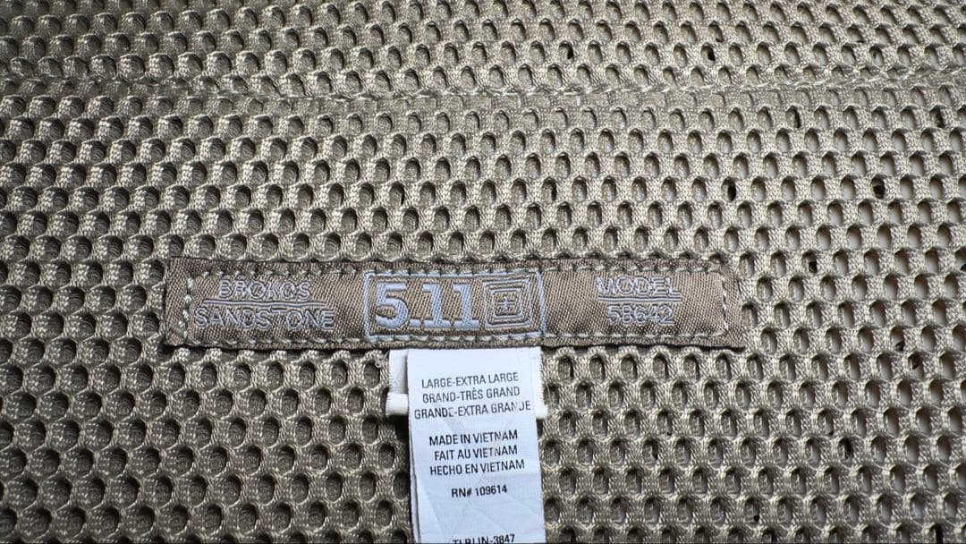 【美品】5.11タクティカル ベルトパッド