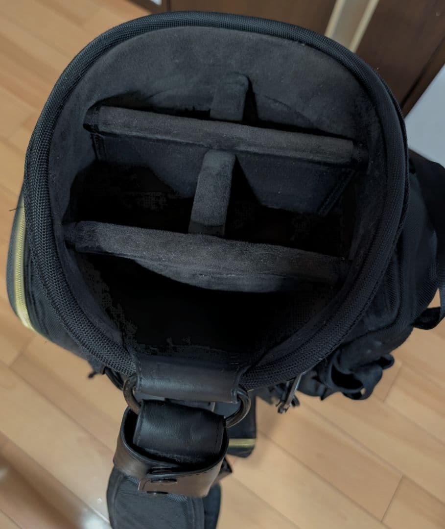 ニューエラ キャディーバッグ ブラック × ゴールド 9型 48㌅