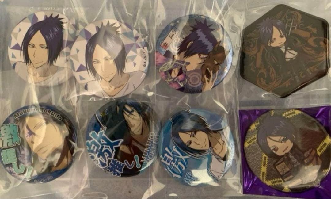 家庭教師ヒットマンREBORN リボーン 缶バッジ 六道骸　六道　骸