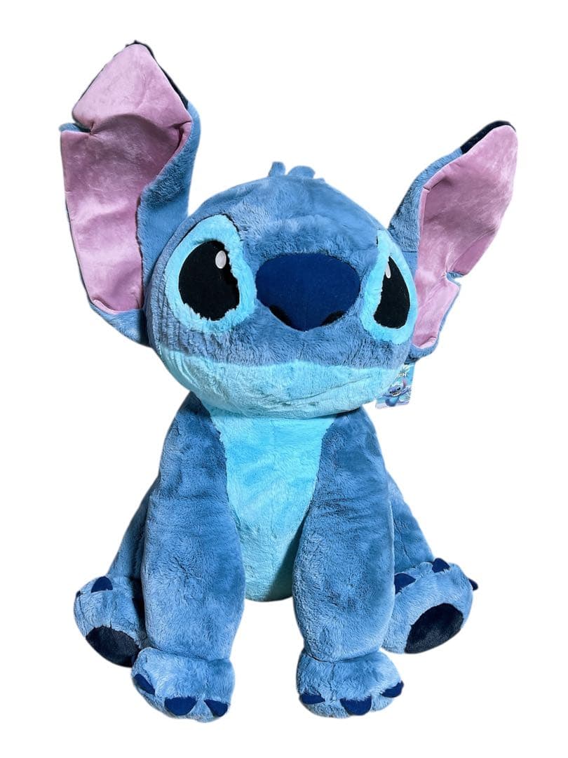 コストコ　スティッチ　特大ぬいぐるみ　ブランケット付き