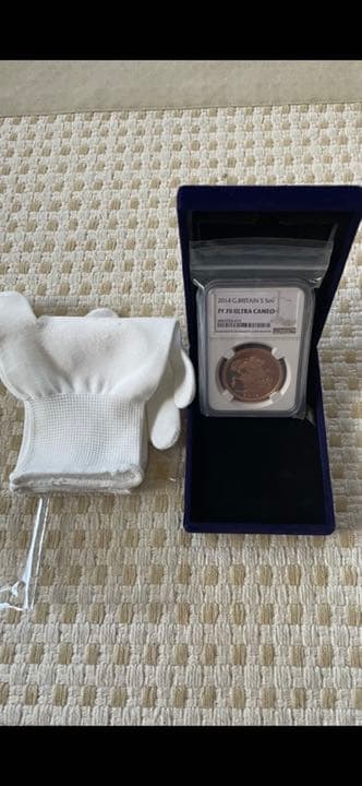 【最高鑑定】2014年 イギリス エリザベス2世 5ソブリ…