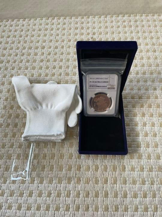 【最高鑑定】2014年 イギリス エリザベス2世 5ソブリ…