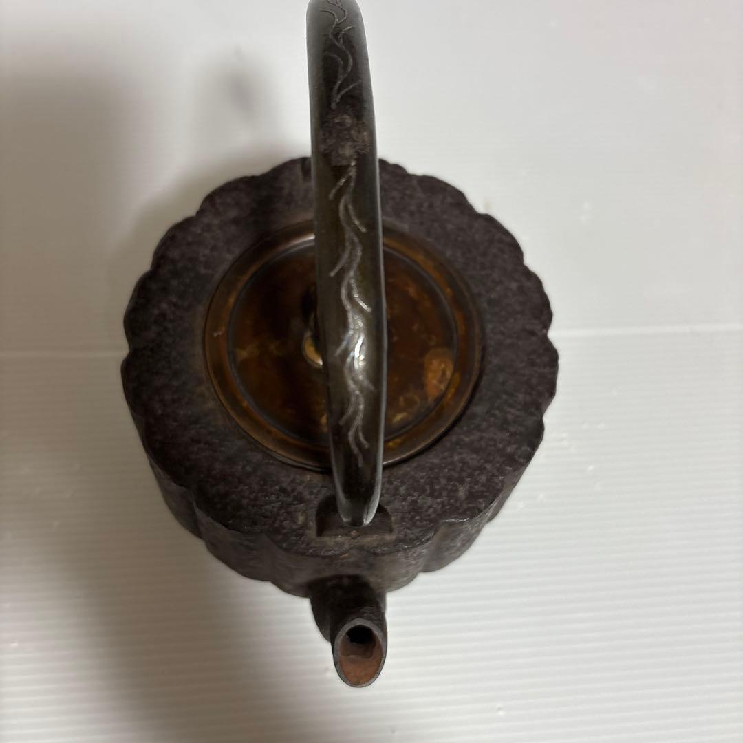 骨董品、茶道具、銀象嵌鉄瓶