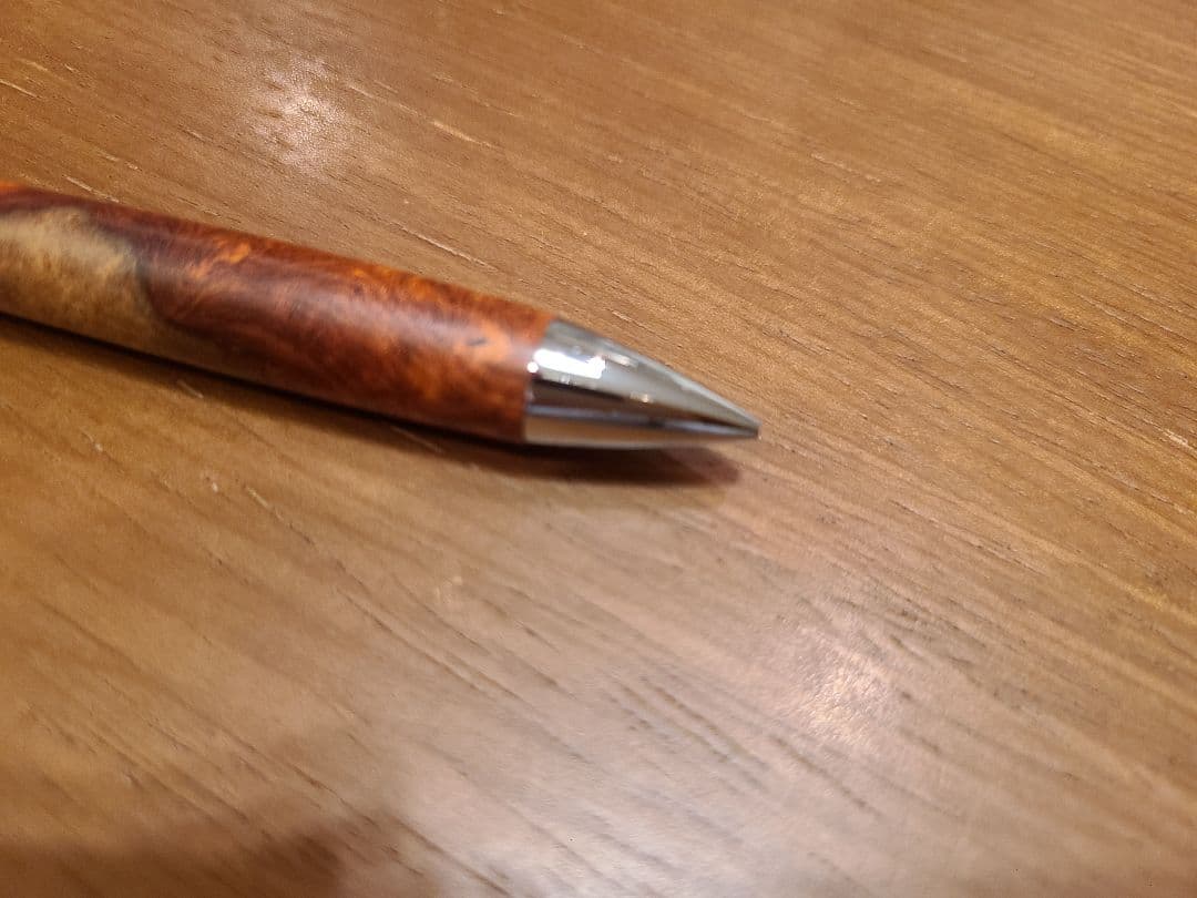 工房楔　花梨紅白　ペンシルコルタ　シャーペン　0.5