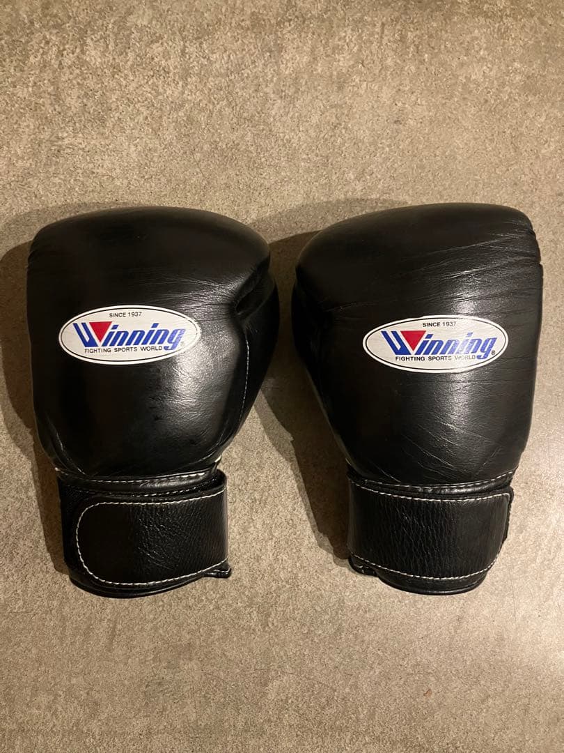 Winning ウィニングボクシンググローブ ブラック 8オンス MS-200B