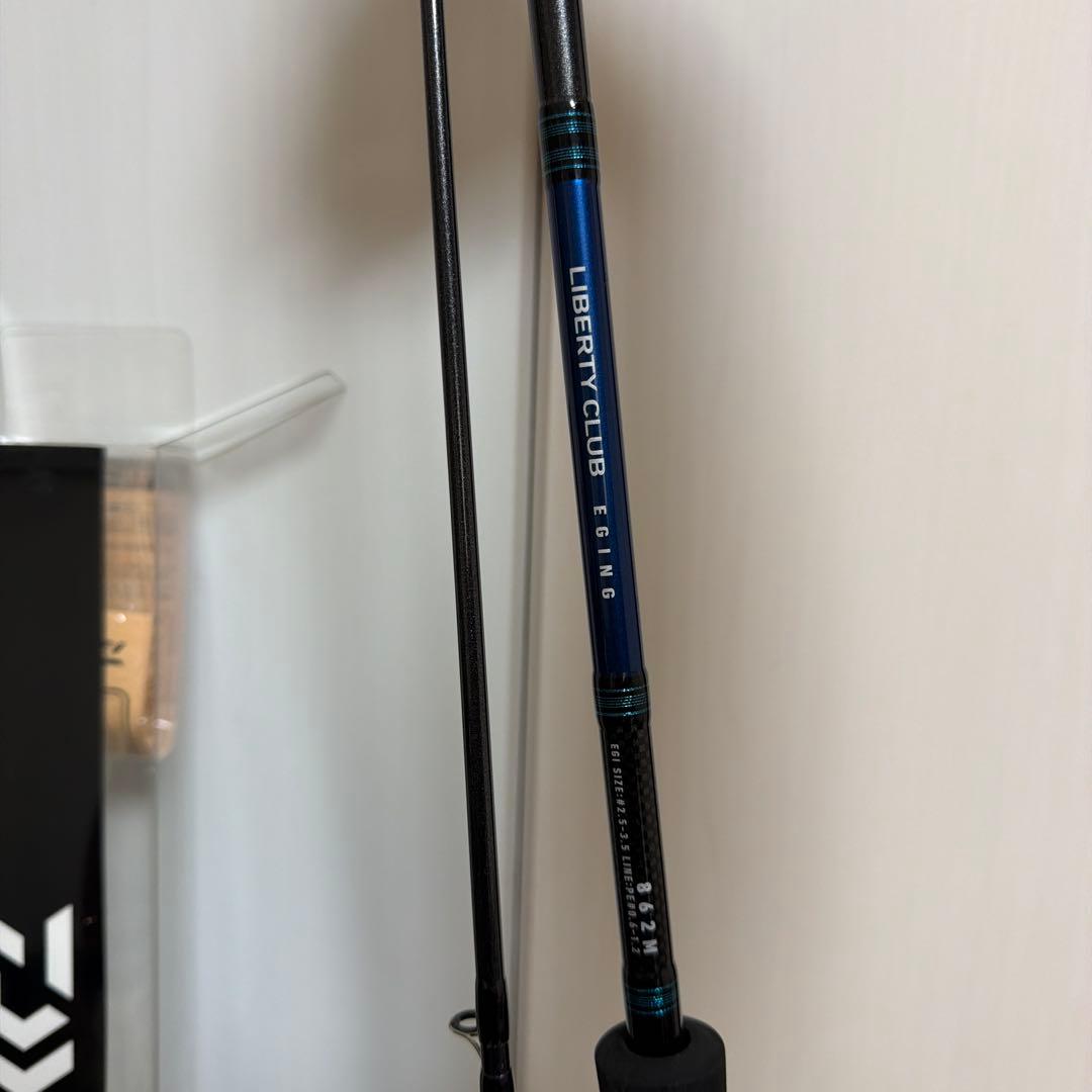 LIBERTY CLUB EGING 862M エギングロッド　リール付