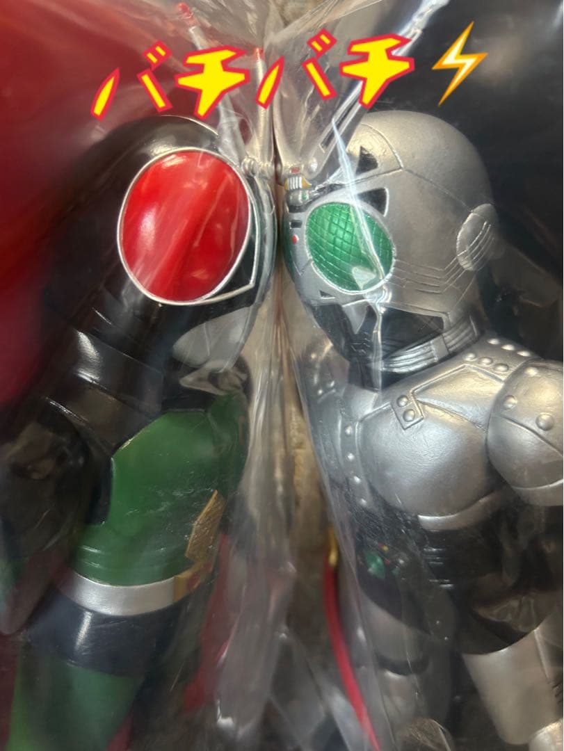 メディコム東映レトロソフビ★仮面ライダーBLACK RX &シャドームーン