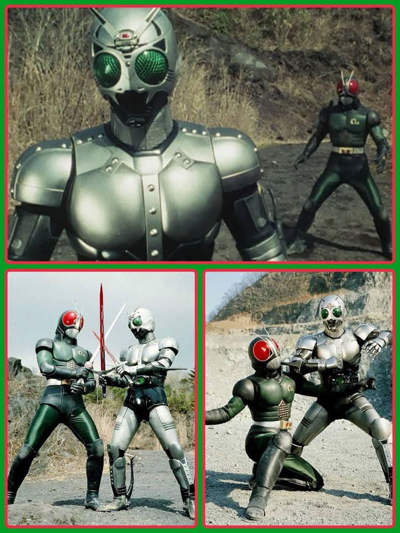メディコム東映レトロソフビ★仮面ライダーBLACK RX &シャドームーン
