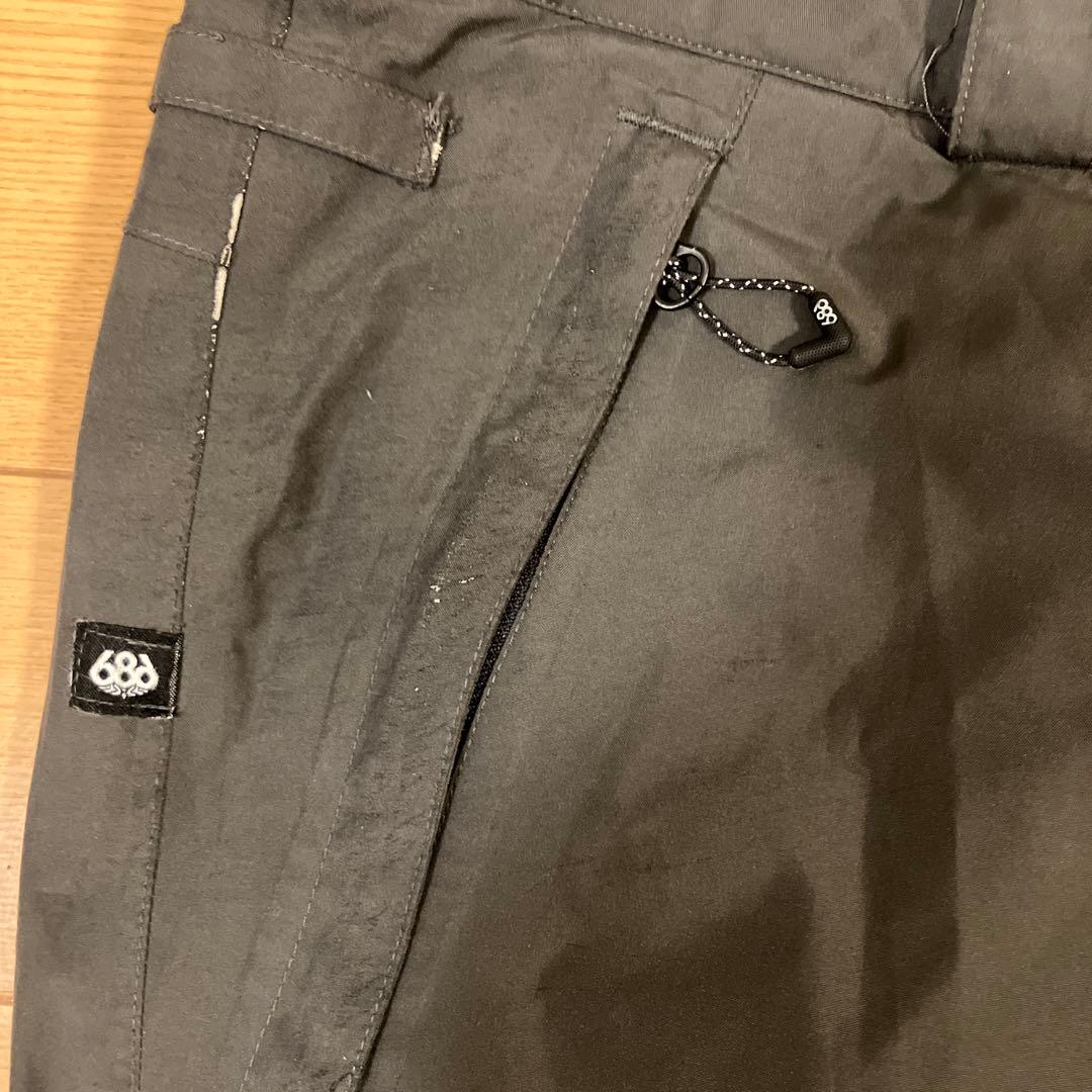 【686 GORE-TEX GLCR】チャコールグレー スノーボードパンツ