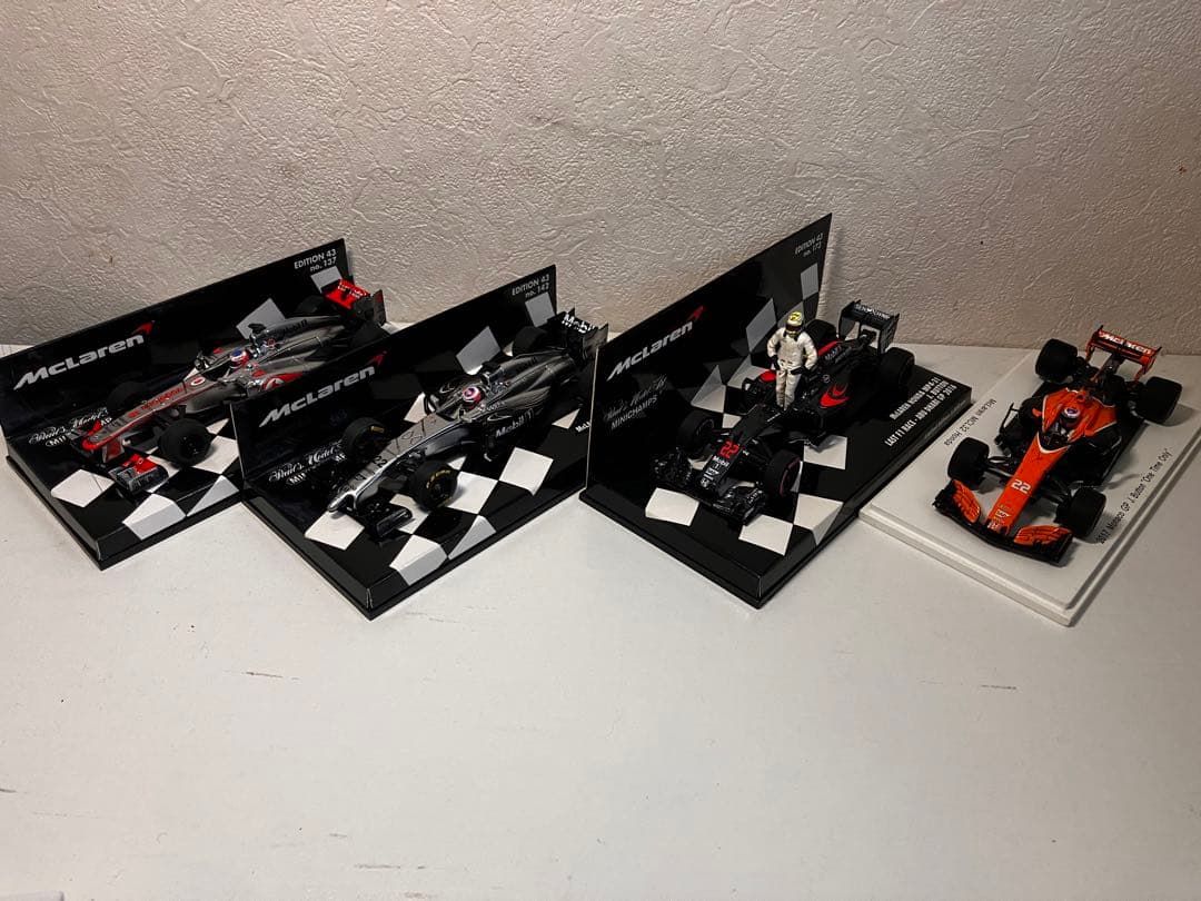 ミニチャンプス 1/43 マクラーレン ジェンソン・バトン 4台セット