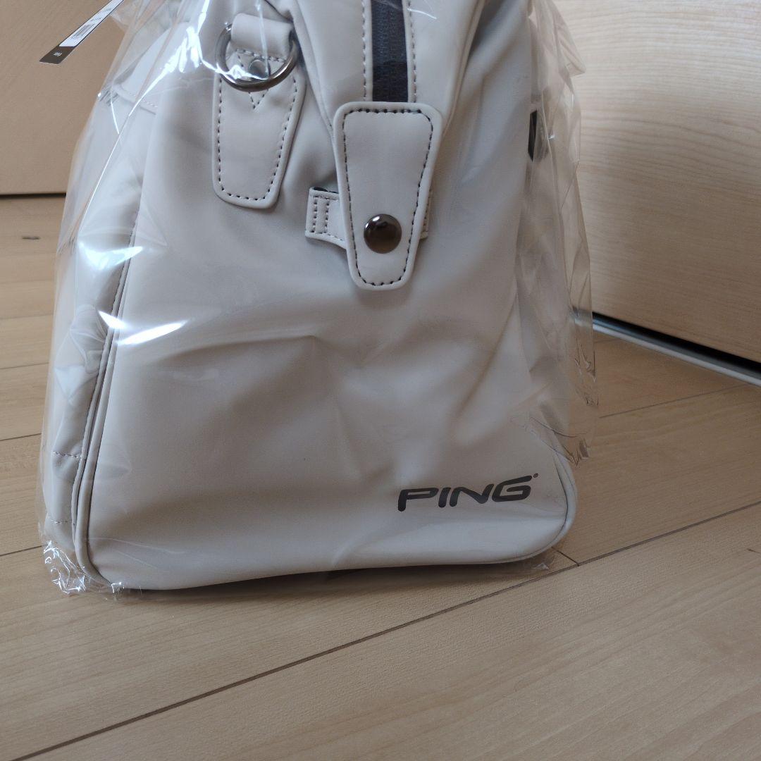 PING GB-P221 SOFT PU BOSTON アイボリー