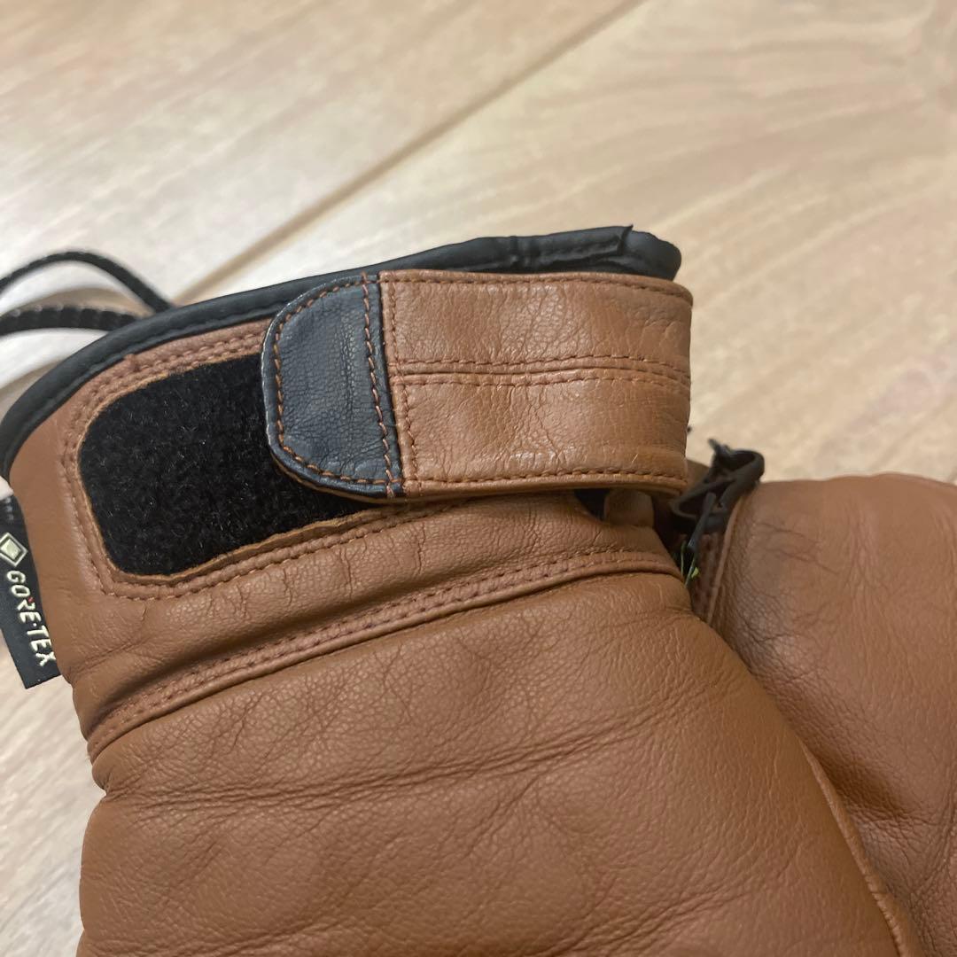 【おまけ付き】BURTONバートンGoretexゴアテックスレザーミトングローブ