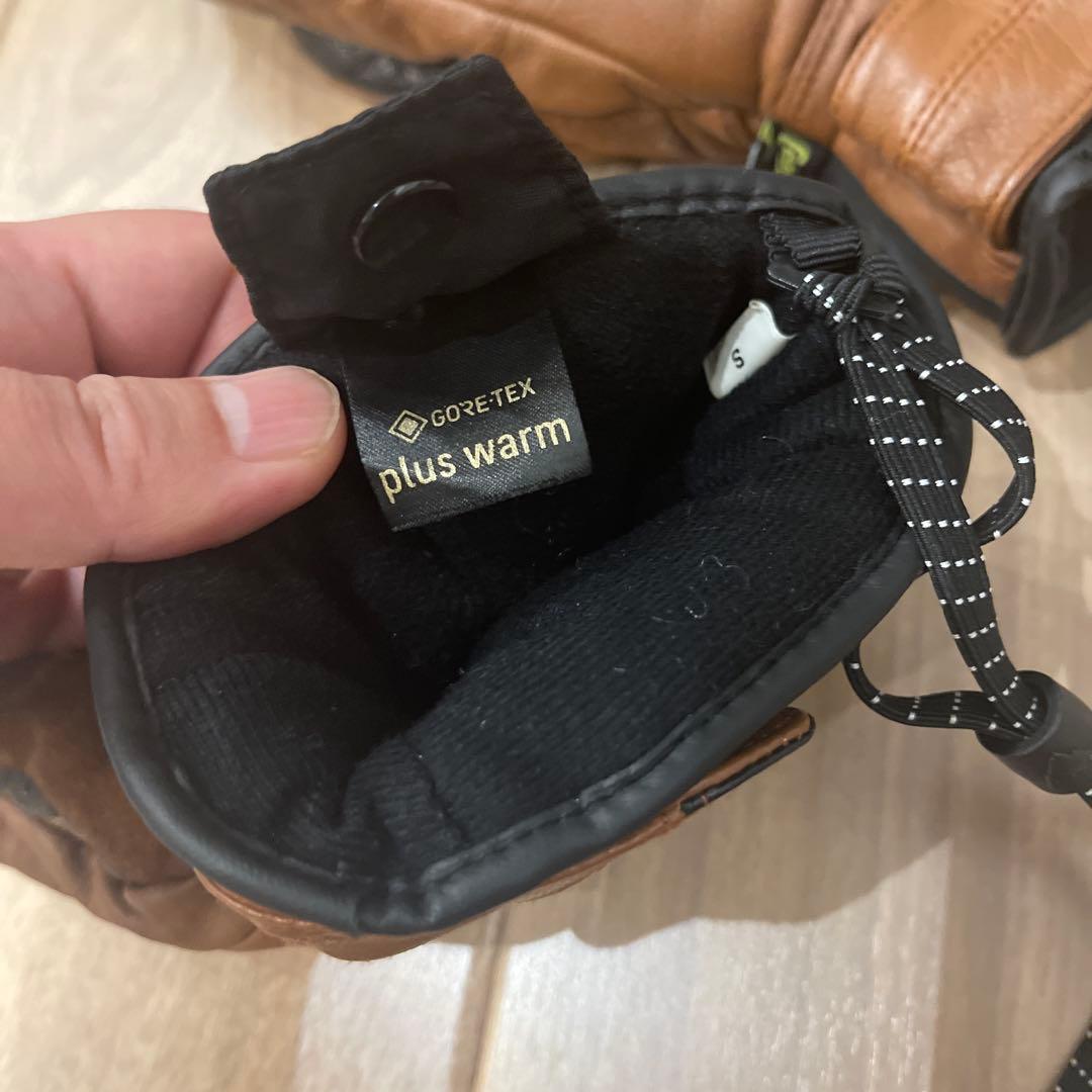 【おまけ付き】BURTONバートンGoretexゴアテックスレザーミトングローブ