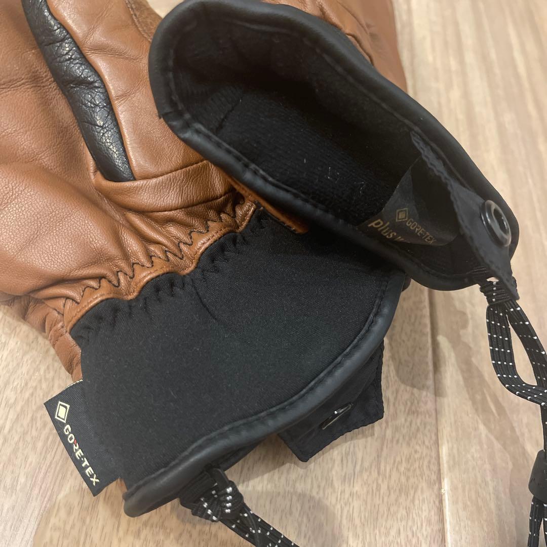 【おまけ付き】BURTONバートンGoretexゴアテックスレザーミトングローブ