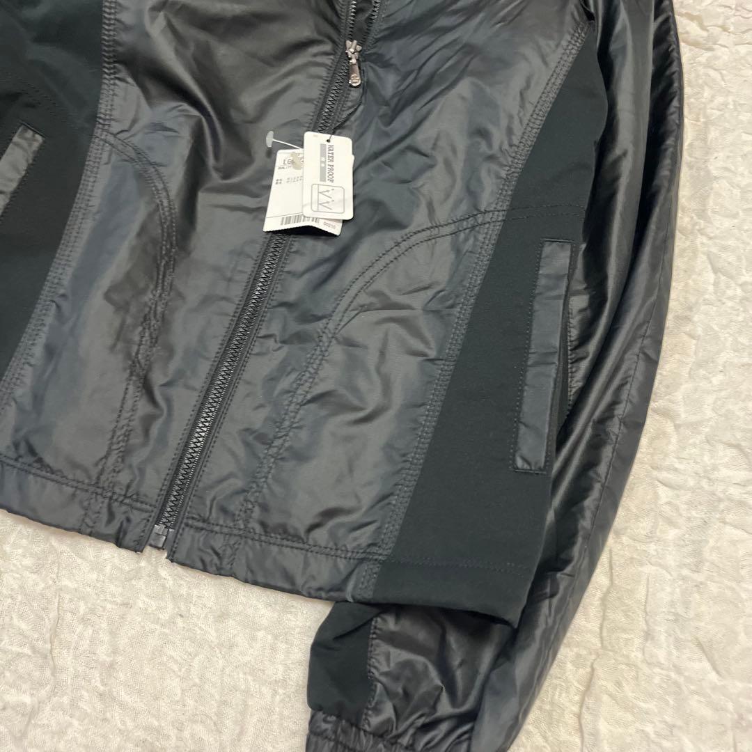 2way 長袖 半袖【マンシングウェア】未使用タグ付き 撥水 ジャケット 黒 M