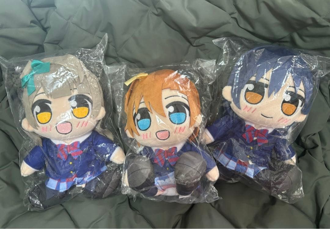 ラブライブ μ's くりぱん 南ことり　園田海未　高坂穂乃果　ぬいぐるみ