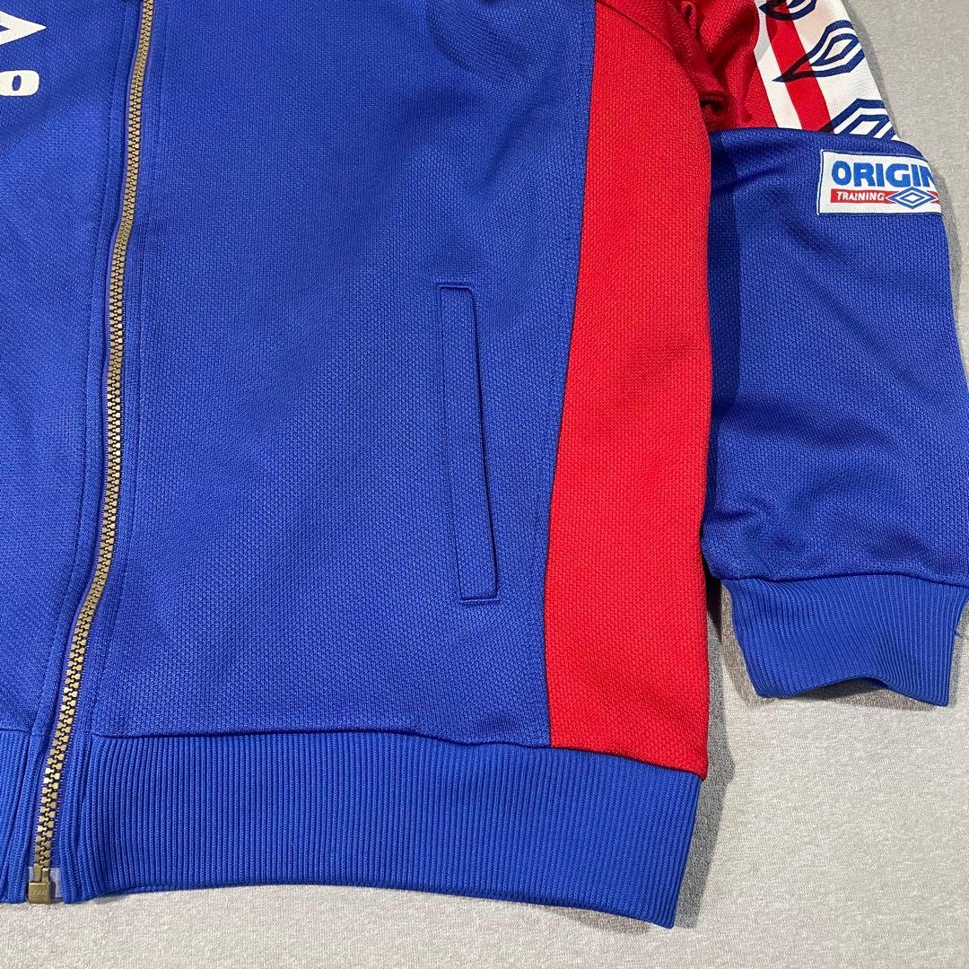 【90s】UMBROトラックセットアップ M 青赤白/アンブロ/ジャージ