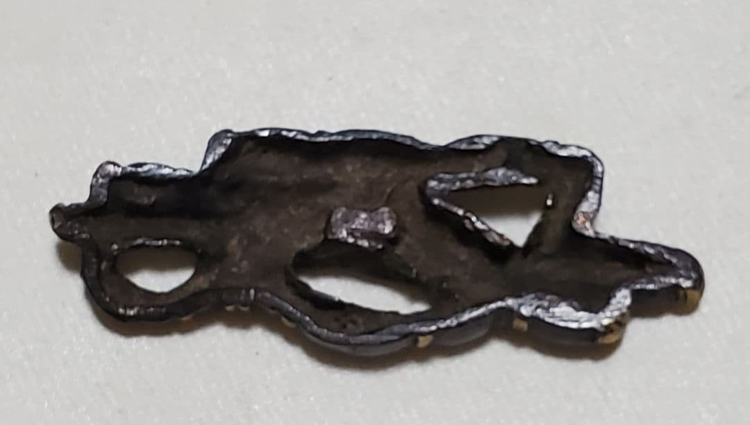 赤銅製　結び木賊(とくさ)の図　江戸時代