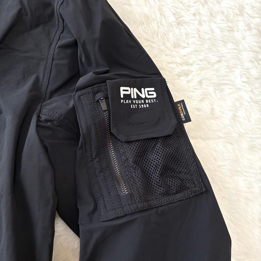 美品・XL✨PING MA-1タイプ　ゴルフブルゾン　ジャケット　内側メッシュ