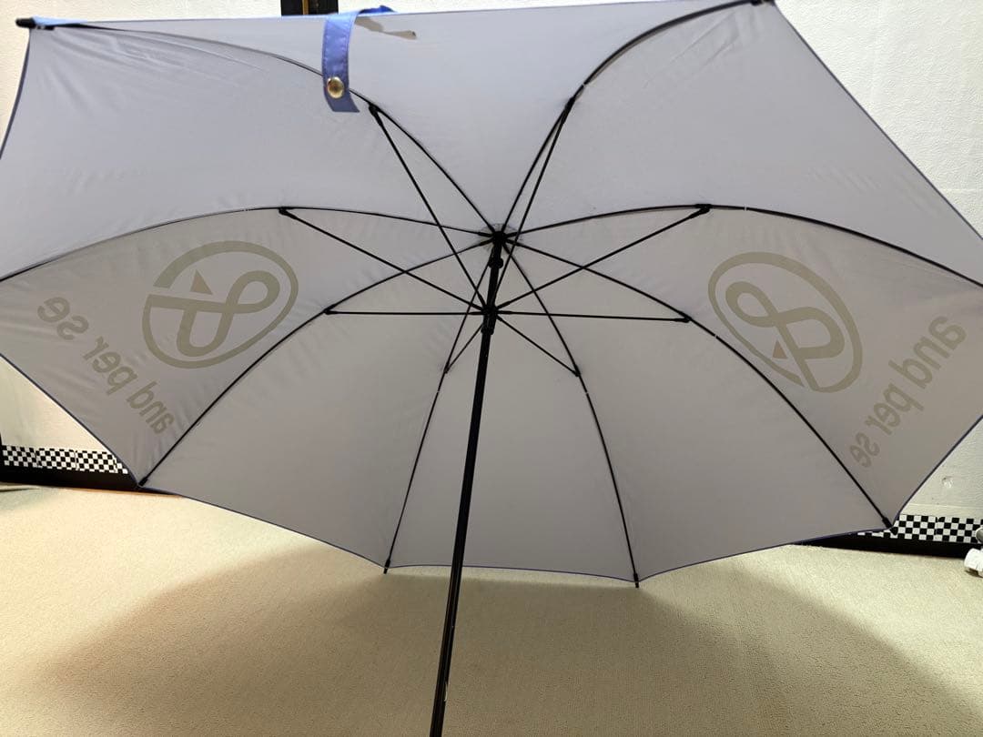 ゴルフ用紫色傘 & and per seロゴ入り