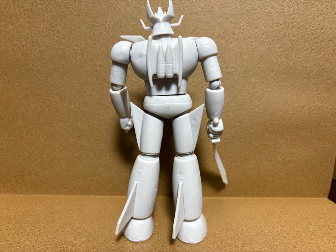 【当時物】激レア グレートマジンガー 未塗装白原型＆彩色済みソフビ 3体セット