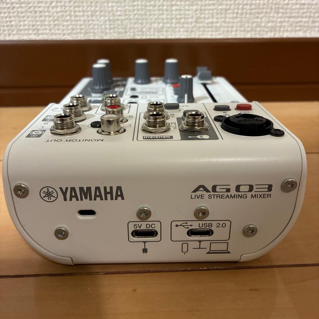 YAMAHA AG03MK2 ホワイト ライブストリーミングミキサー