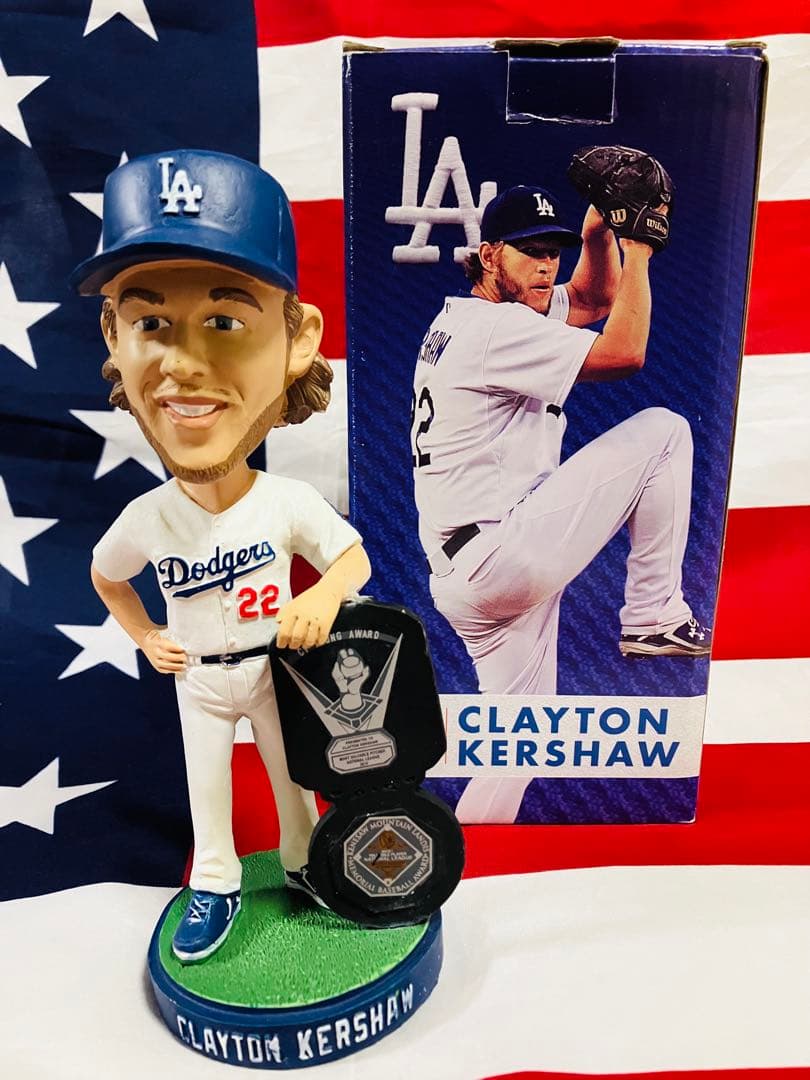 大谷　ドジャース　チームメイト　カーショウ ボブルヘッド ロサンゼルスドジャース