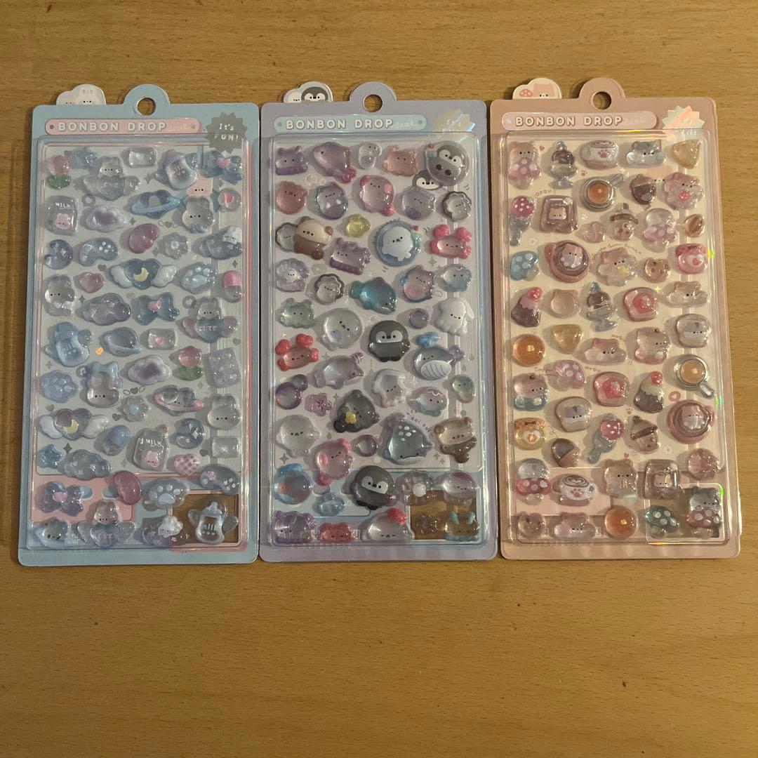 ボンボンドロップシール　オリジナル　9種　まとめ売り