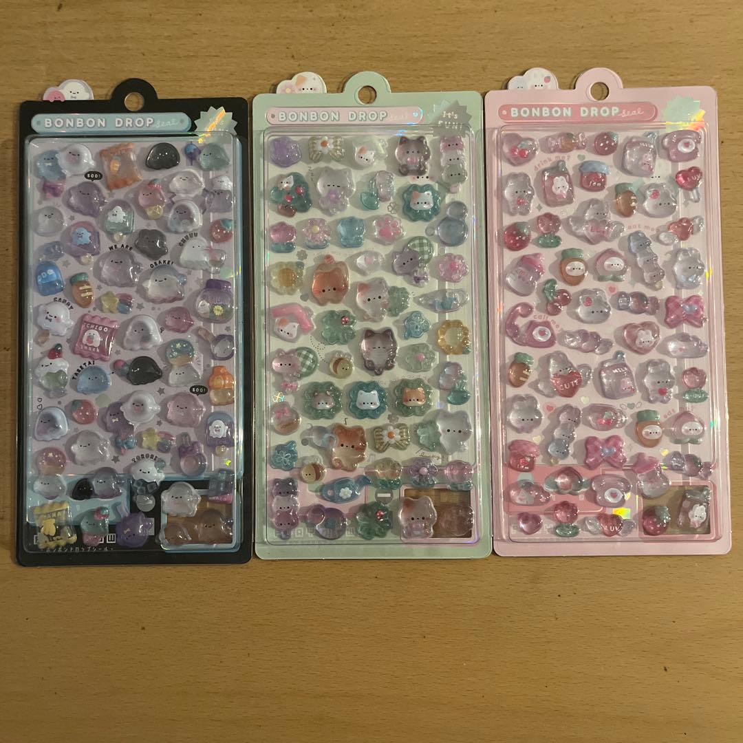 ボンボンドロップシール　オリジナル　9種　まとめ売り